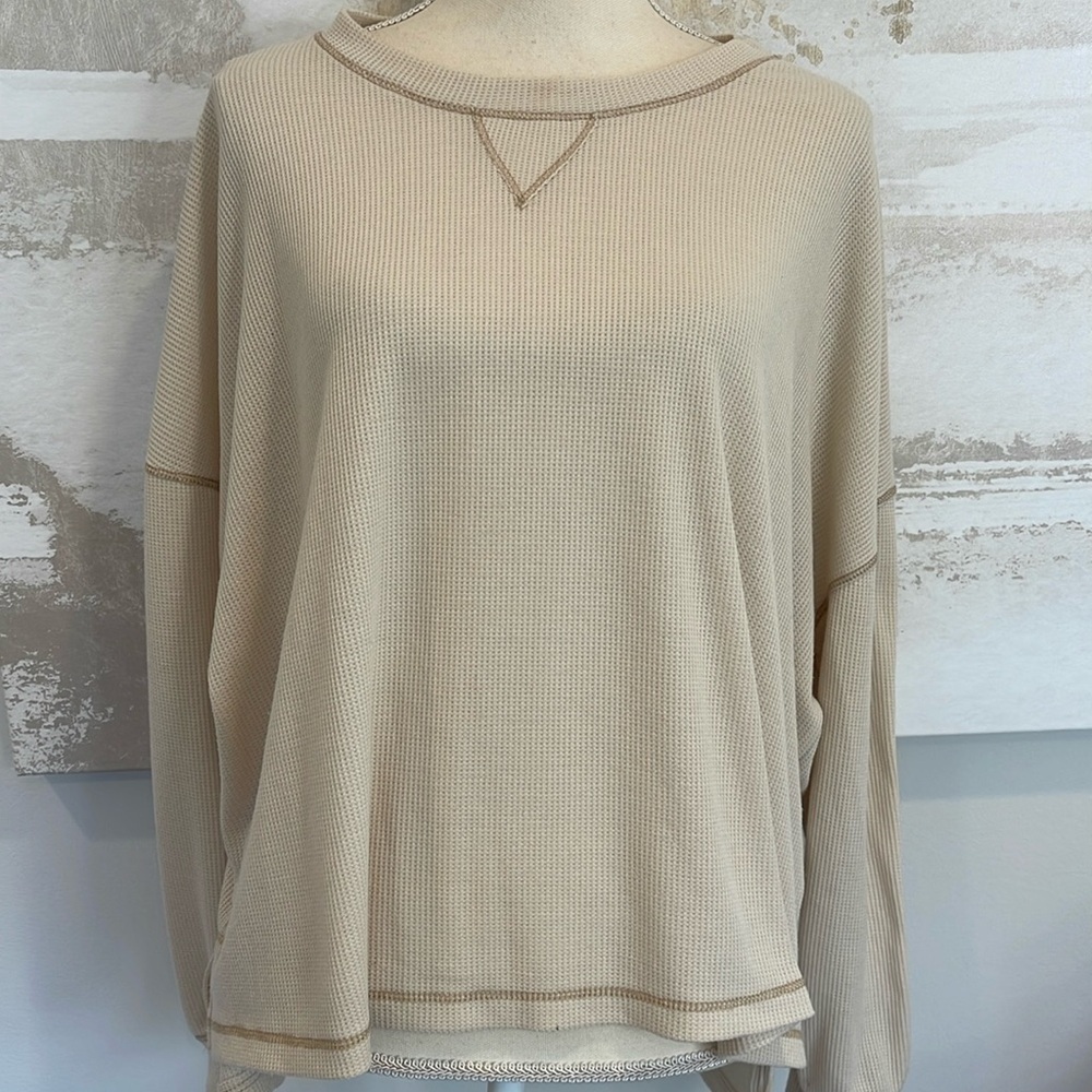 Altar’d State Waffle knit long sleeve top